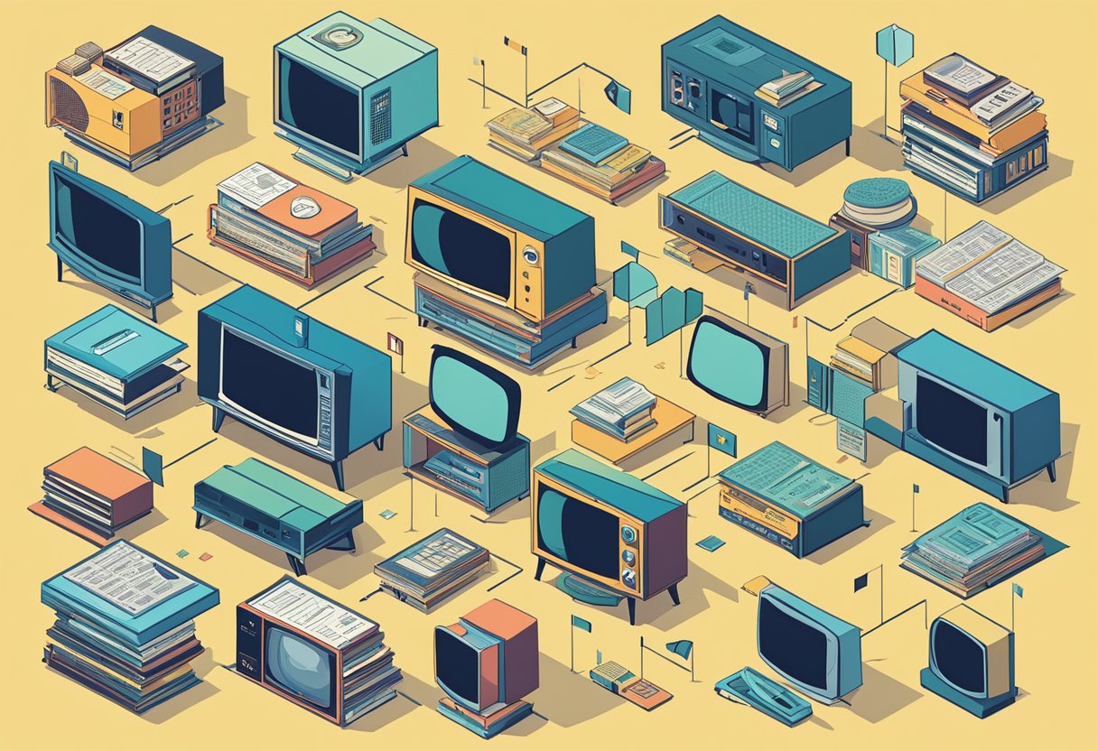 A stack of TV series quotes, arranged in a neat list, with numbers next to each one